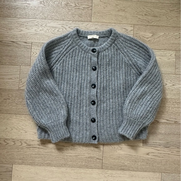 Sezane Sweaters - Sézane Grey Emile Cardigan